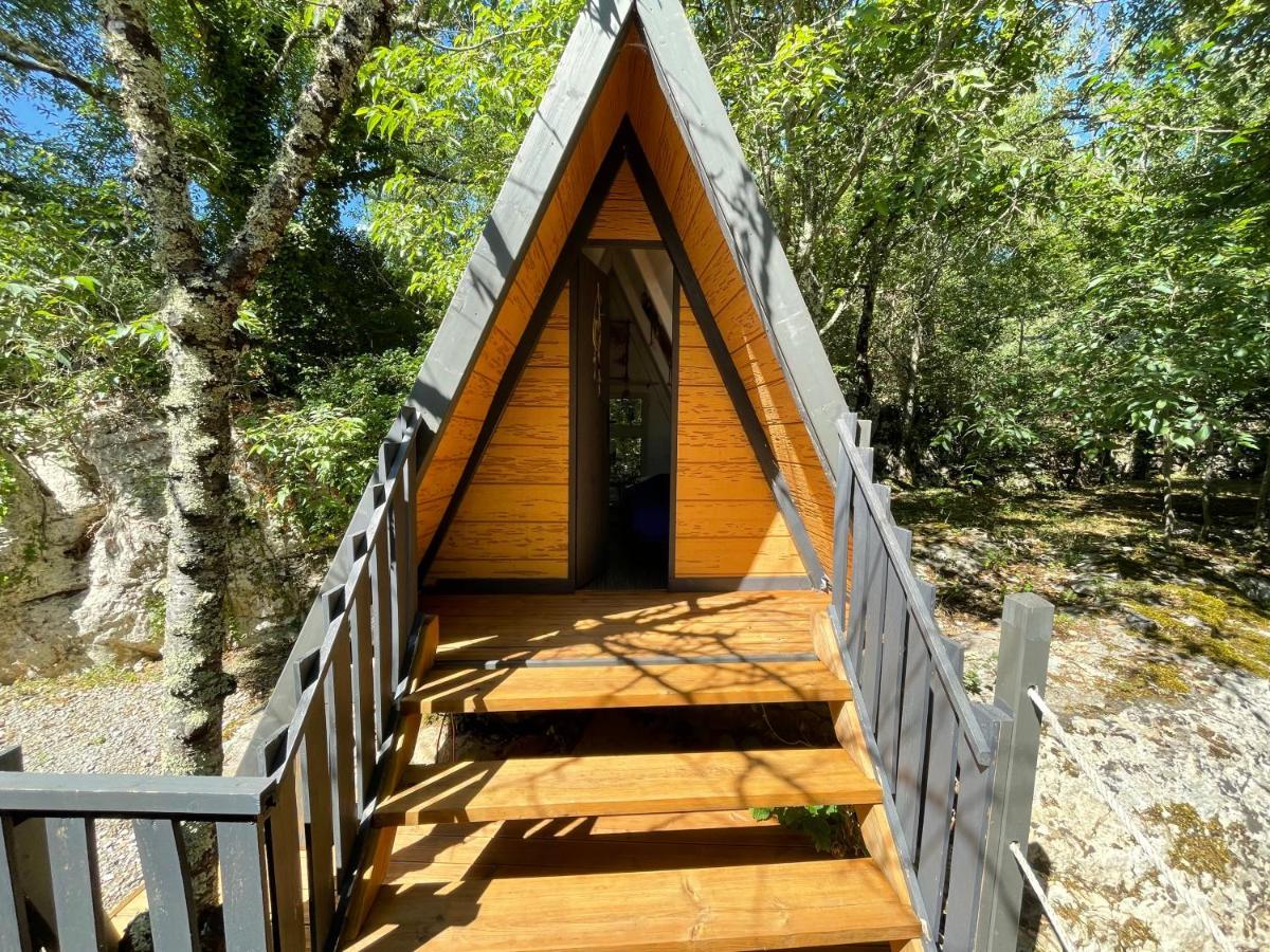 Les Chalets De Labeaume Eksteriør bilde